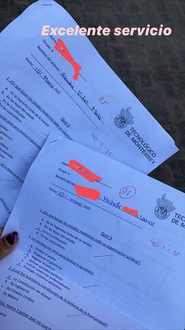 Excelentes calificaciones