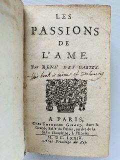 Les passions de l'ame