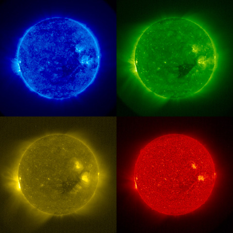 STEREO sent back there first images of the sun.