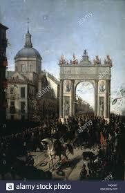 Alfonso XII entra en Madrid.