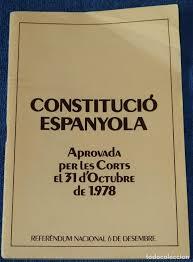 Aprovesio de le constitucio espanyole