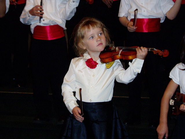 I began violin!
