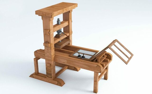 Invención de la Imprenta de Gutenberg