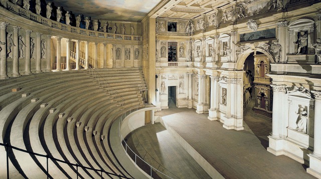 Teatro Olimpico, Palladio 1580-85