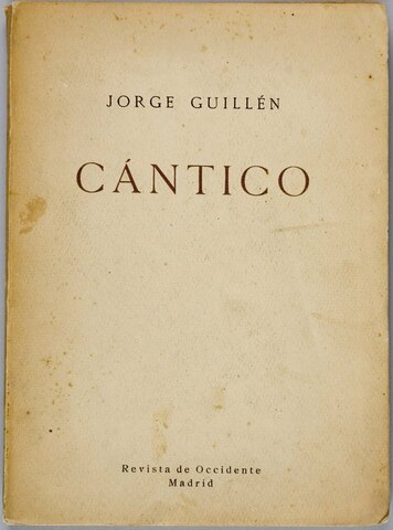 Primer ciclo: 'Cántico (2da edición)'