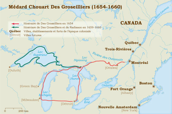 Exploration de Médard Chouart des Groseillers