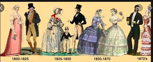 Fashion in the 1800's
