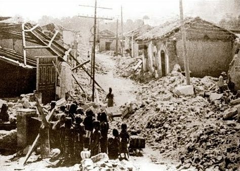 Terremoto que sacudió a Guatemala.