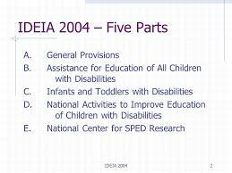 IDEA improvement Act IDEIA 2004