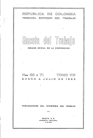 Ley 6 de 1945. Ley General del Trabajo