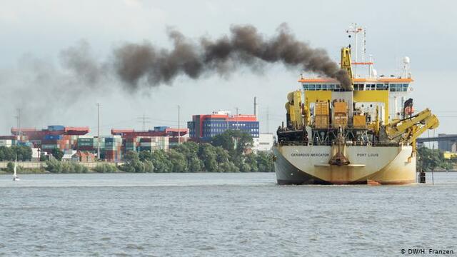 Los combustibles fósiles en los barcos