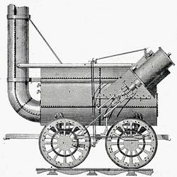 Stephenson Steam Locomotive