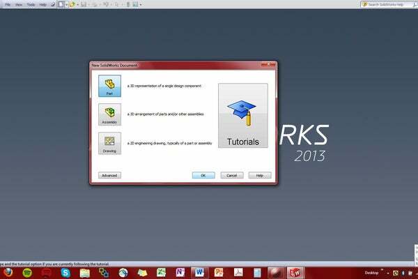 Open up a new SolidWorks Drawing