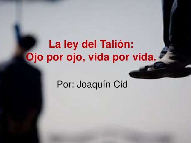Ley del Talión