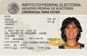 PRESENTACIÓN DE LA CREDENCIAL DE ELECTOR CON FOTOGRAFÍA
