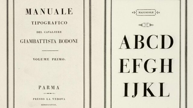 PRIMER TIPO DE LETRA MODERNA