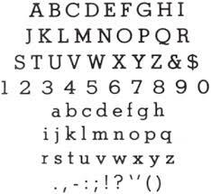 PRIMER TIPO DE LETRA SIN PATINES