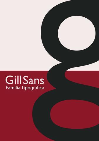 GILL SANS Y FUTURA