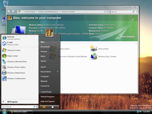 Microsoft Windows Vista