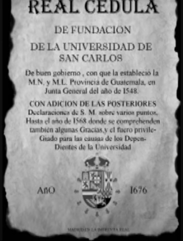 Cédula Real y Fundación