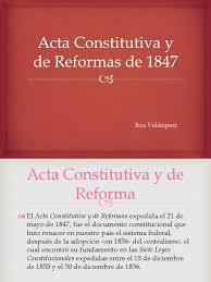 Acta Constitutiva y de Reformas