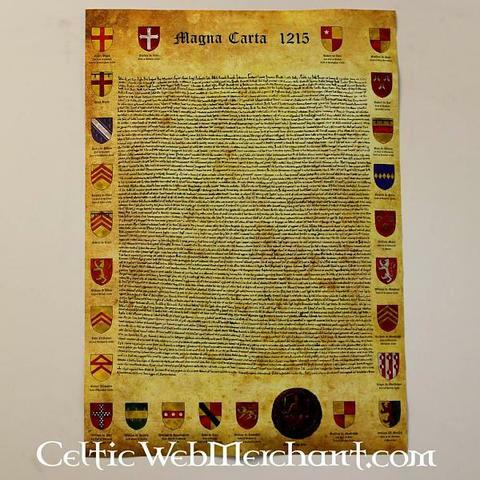 La Carta Magna o "Gran Carta" - Inglaterra