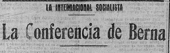 Conferencia de Berna y la Asociación de Trabajadores
