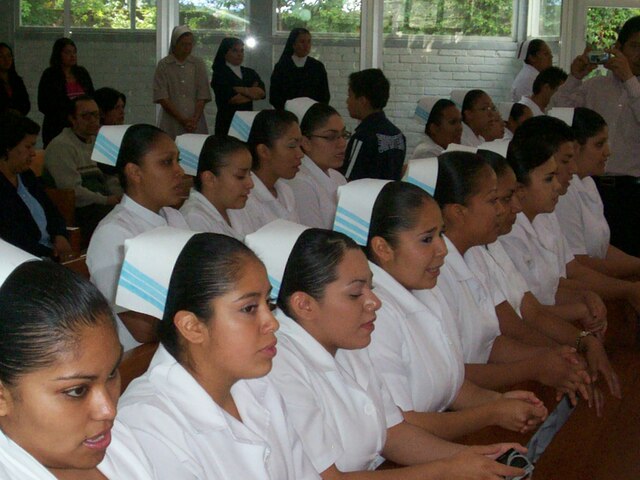 Nursing school graduation