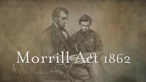 Justin Smith Morrill/ Morrill Act of 1862