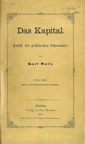 Krl Marx publishes Das Kapital