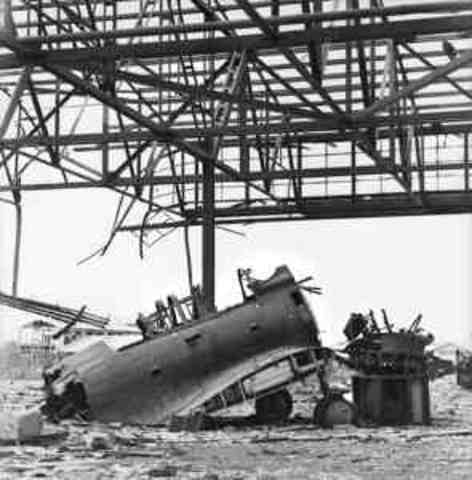 Darwin bombed by Japan