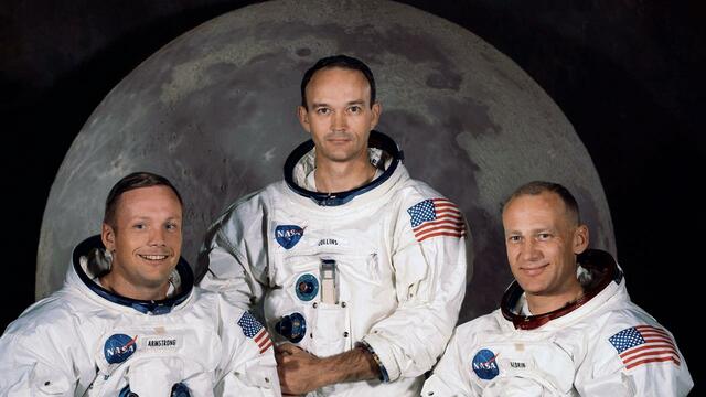 Neil Armstrong, Edwin Aldrin i Michael Collins