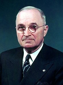 Harry Truman is named the 33rd president of the U.S