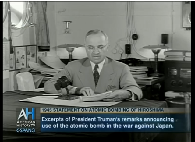 "Little Boy" uranium bomb is dropped on Hiroshima, Japan