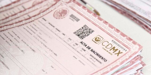 Las actas de nacimiento, matrimonio y defunción no se consideran esenciales