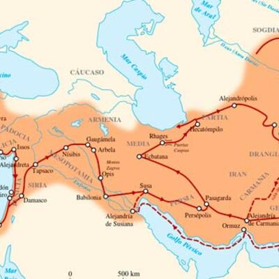 Timeline: Tercer trabajo. Las campañas militares de Alejandro de Macedonia