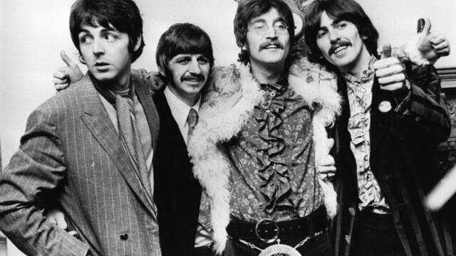 The Beatles and their fame