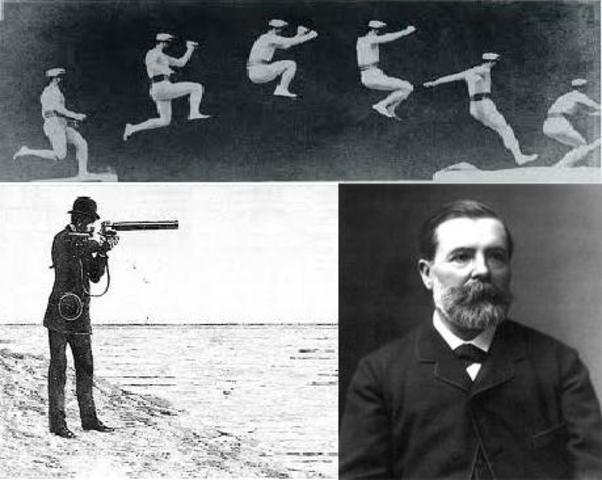 Etienne-Jules Marey - The chronophotographic gun.