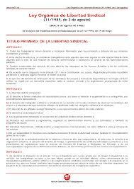 LEY DE LIBERTAD SINDICAL