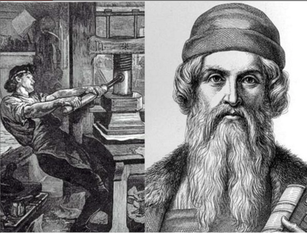 Invenció de la impremta (Gutenberg)