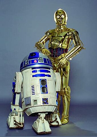 Sortie de Strat Wars avec R2D2 et C3PO
