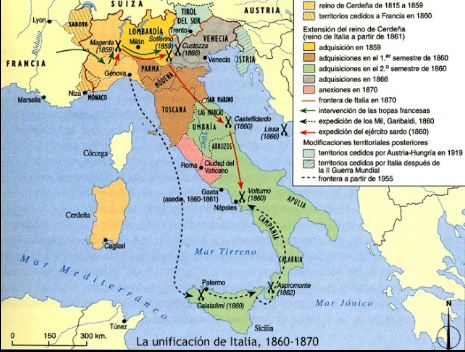 5a etapa d'unficiació d'itàlia
