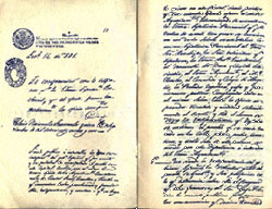 Participación en el Acta de Dependencia