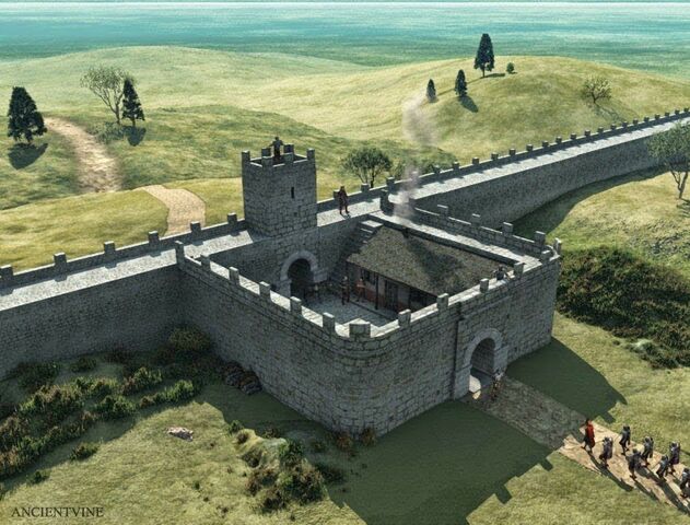 Comienza la construcción del Muro Adriano