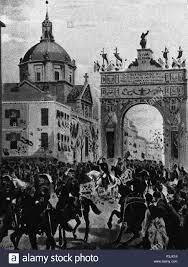 Alfonso XII entra en Madrid.