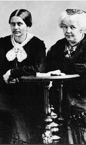 Susan B. Anthony and Elizabeth Cady Stanton found the National Woman Suffrage Association