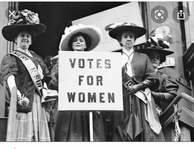 Woman win the right to vote