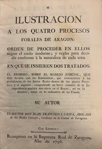 Procesos Forales de Aragón