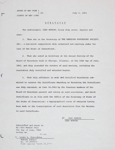 Cleo Monson hired as AMS Executive Secretary