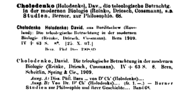 Published The Teleological Contemplation in Modern Biology